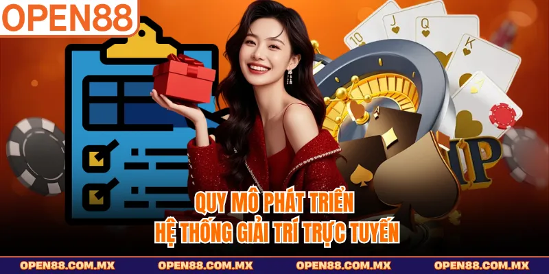 Quy mô phát triển hệ thống giải trí trực tuyến
